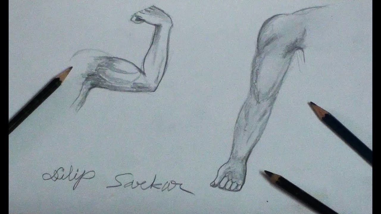 1280x720 How To Draw Human Hand - Hand With Pencil Drawing