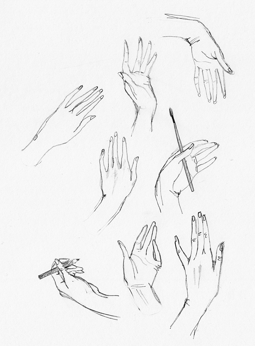 887x1200 Pencil Sketches Heidi Burton Illustration - Hand With Pencil Drawing