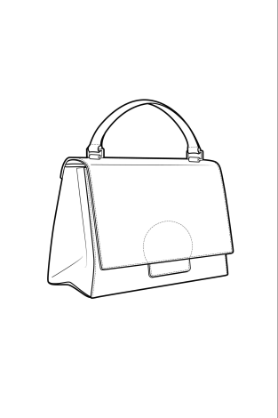 313x470 contemporary lady bag the classic handbag returns - Handbag Drawing