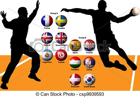 450x312 Handball Draw Men - Handball Drawing