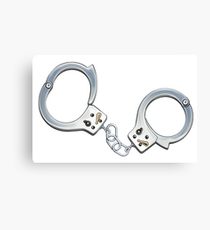 210x230 handcuffs drawing canvas prints redbubble - Handcuffs Drawing
