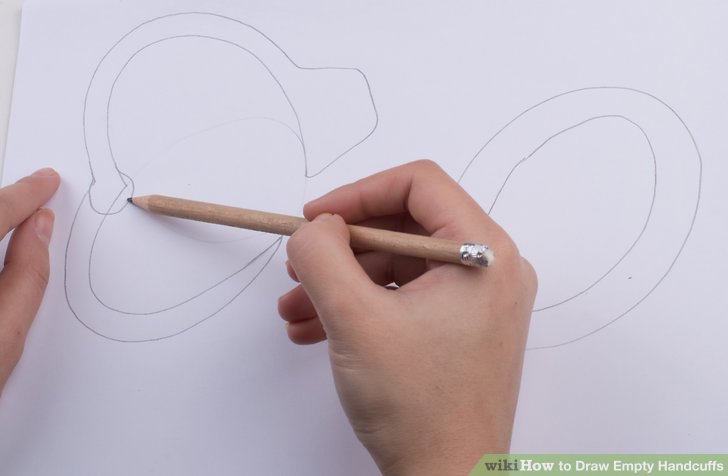 728x476 how to draw empty handcuffs - Handcuffs Drawing