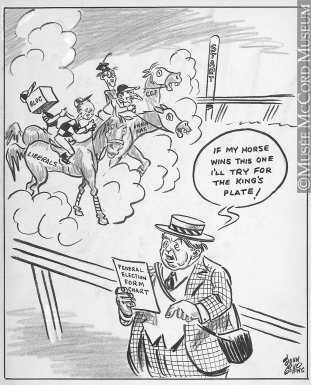 311x385 the quebec handicap drawing, cartoon john - Handicap Drawing