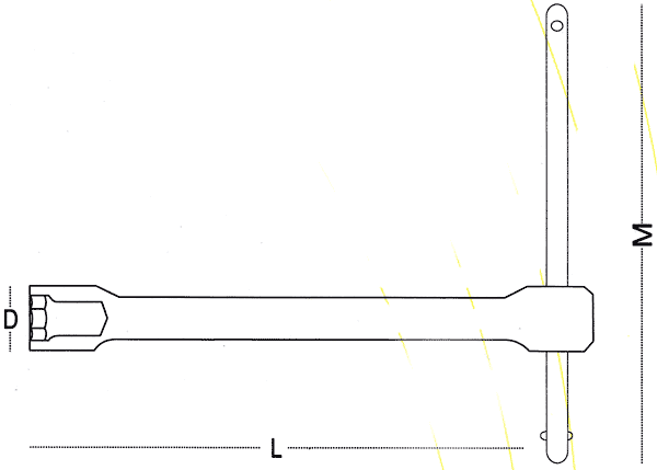600x429 t handle spanners line drawing - Handle Drawing