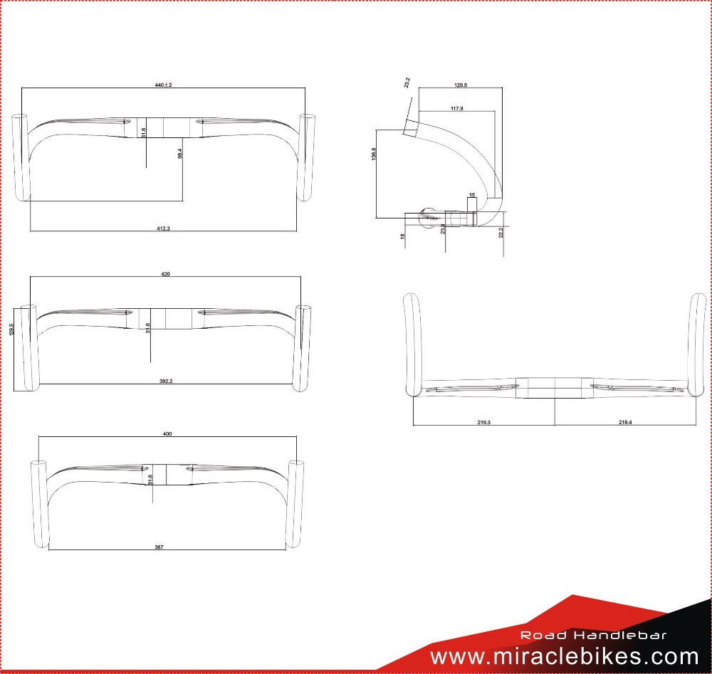 1000x947 Free Shipping New Carbon Fiber Road Bicycle Cylcing Bike Compact - Handlebar Drawing