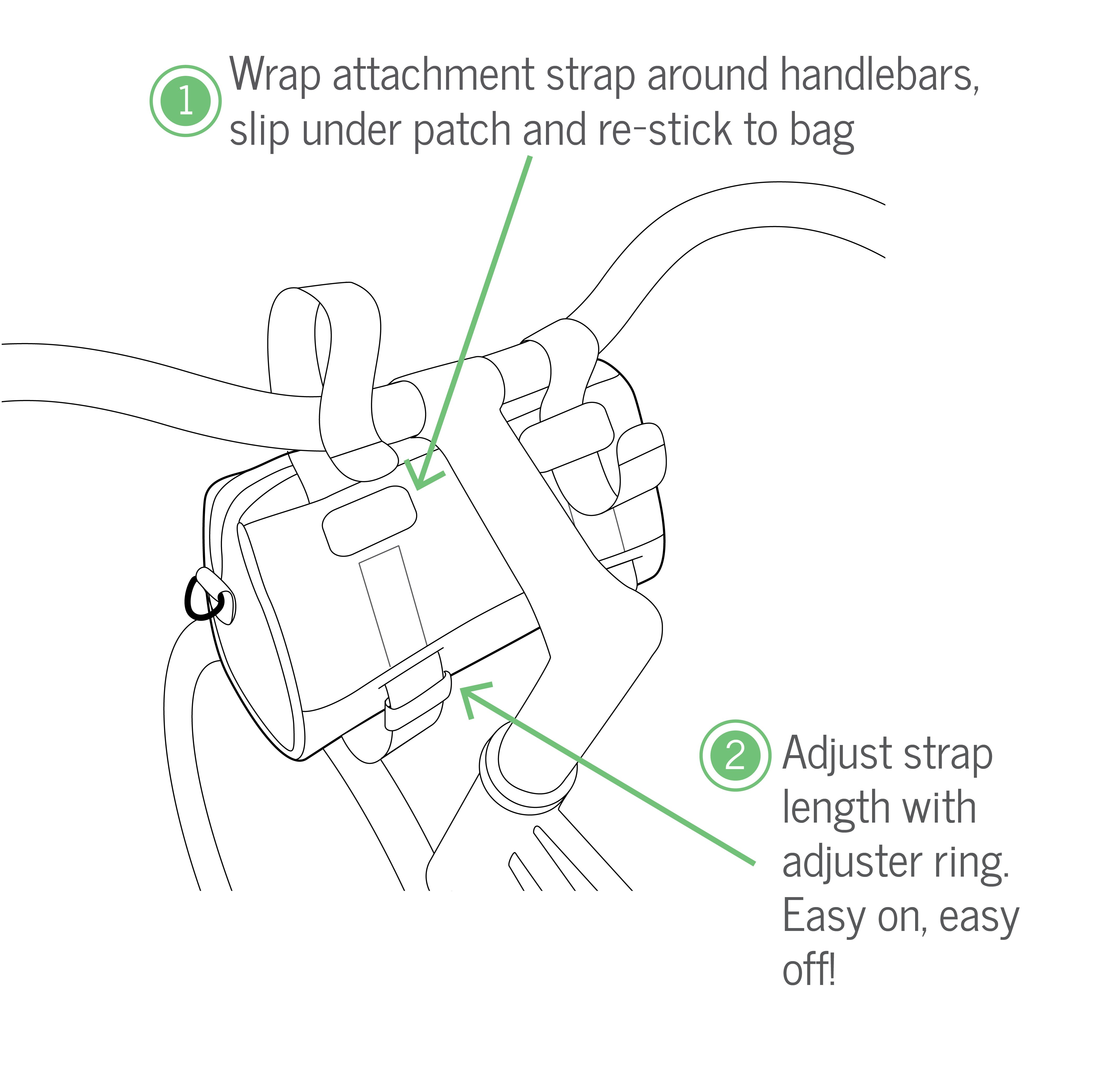 4166x4163 Po Campo Kinga Handlebar Bag - Handlebar Drawing