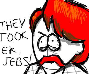 300x250 dumb redhead guy with handlebar mustache drawing - Handlebar Mustache Drawing