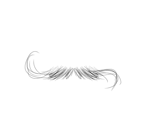 470x402 handlebar mustache fabric - Handlebar Mustache Drawing