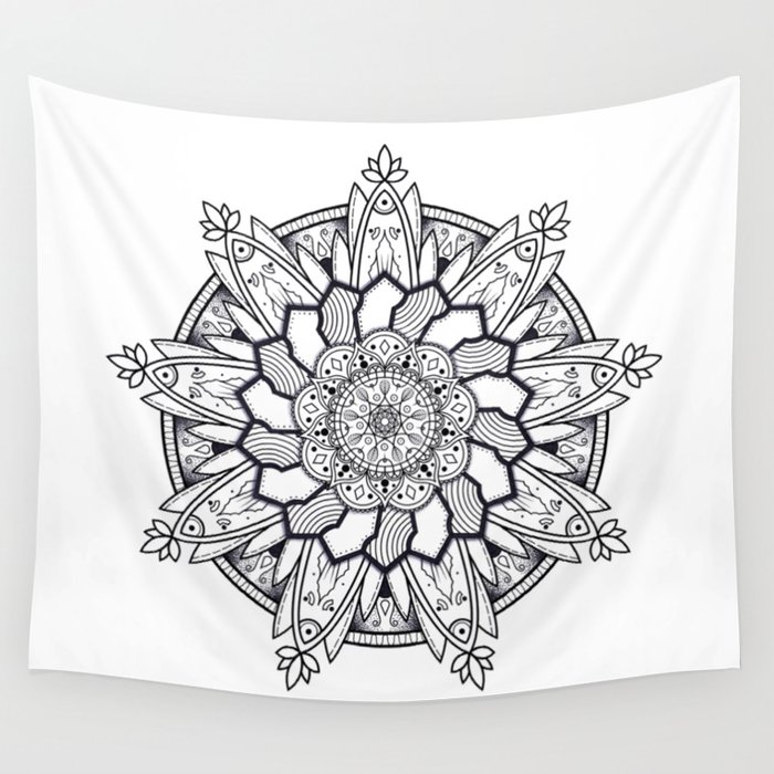 700x700 mandala handmade drawing, decoration, mandala art, zen art wall - Handmade Drawing