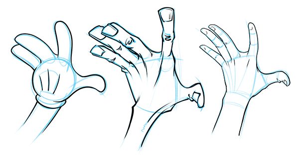 600x314 How To Draw Cartoon Hands - Hands For Drawing
