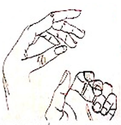 400x414 how to draw hands drawing lessons for kids kinderart - Hands For Drawing