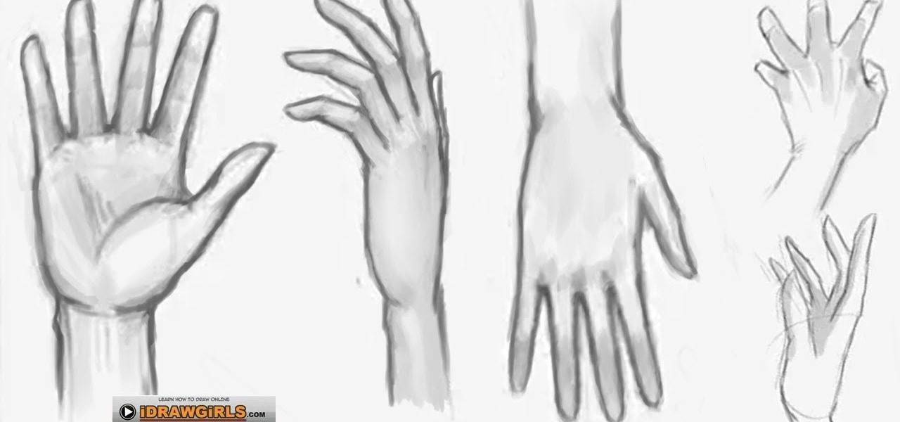 1280x600 how to draw a girl's hand drawing illustration wonderhowto - Hands For Drawing