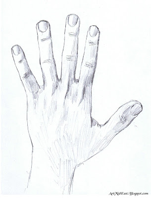 305x400 How To Draw A Hand - Hands For Drawing