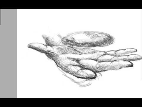 480x360 Drawing Of The Hand Holding The World - Hands Holding The World Drawing