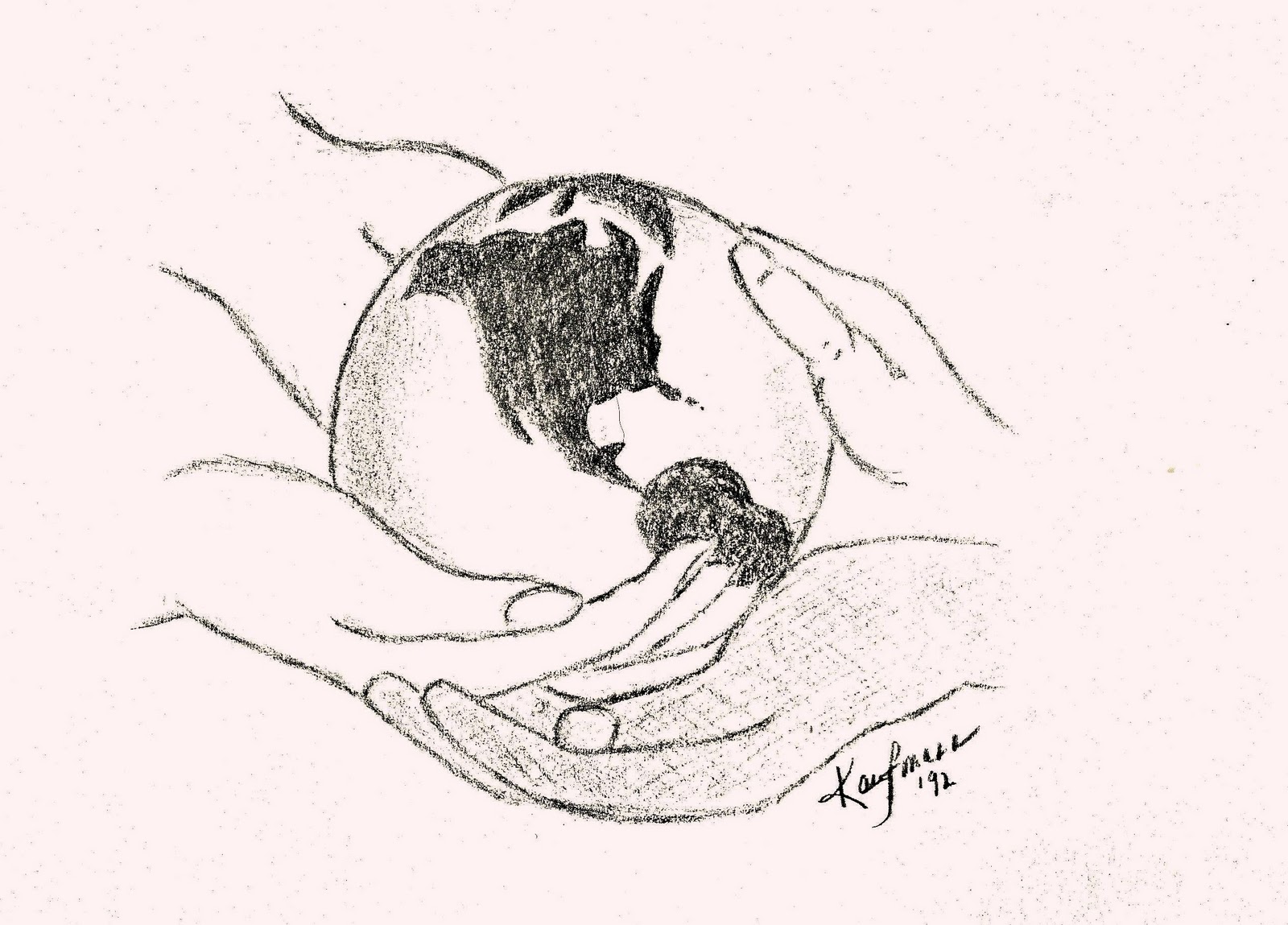1600x1149 Drawings Of Hands Holding The Earth Gtgt - Hands Holding The World Drawing