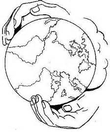 224x268 Coloring Pages God Has The Whole World In His Hands Picture - Hands Holding The World Drawing