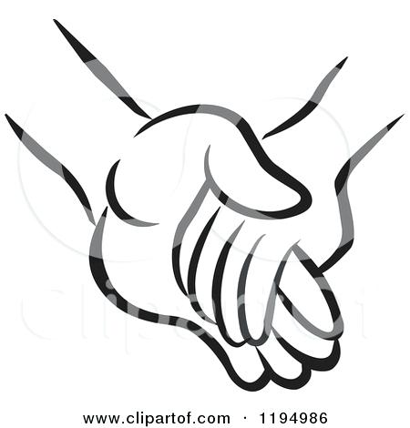 450x470 Clipart Hand Doodle Trees Drawn Tree Clip Art Digital - Hands In Handcuffs Drawing