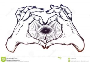 300x210 How To Draw Two Hands Making A Heart Step - Hands Making A Heart Drawing