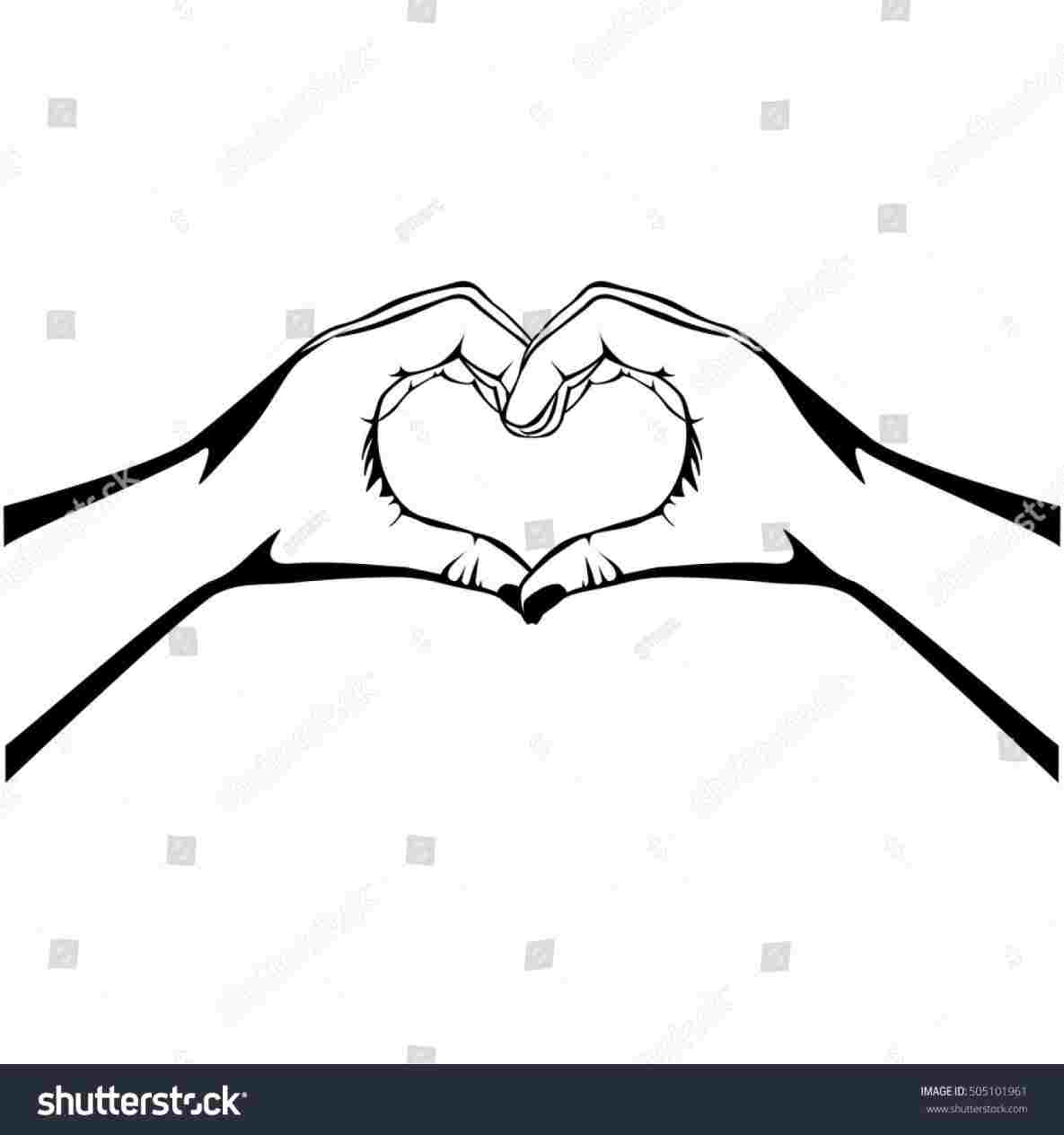 1185x1264 Making A Heart Drawing Had My Head In Hands And Heart - Hands Making A Heart Drawing