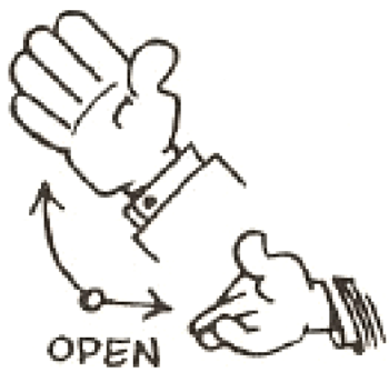 350x335 Drawing Hands Open Palmed - Hands Open Drawing