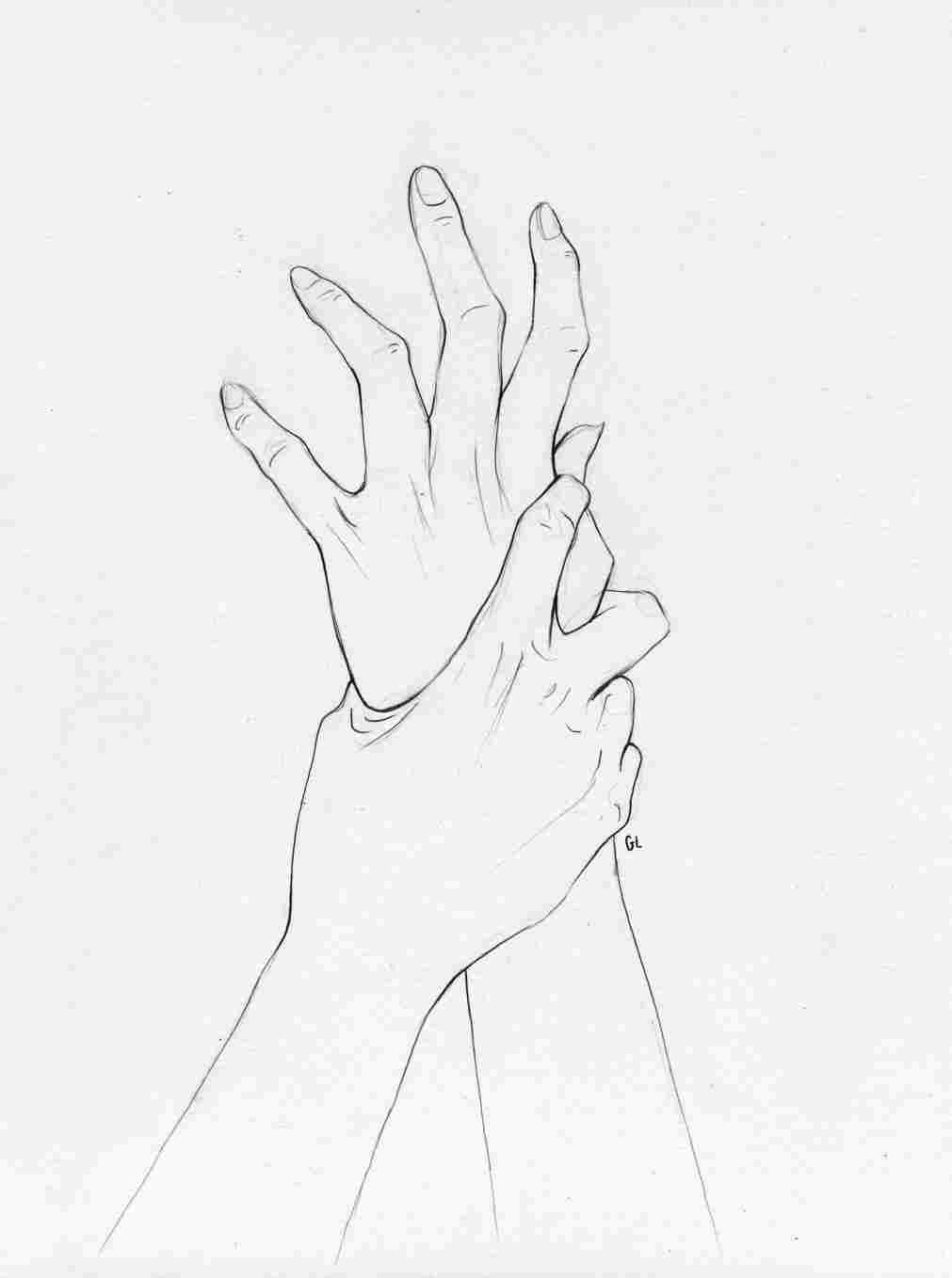 1011x1358 Hand Drawing At Getdrawingscom Free For Personal Use - Hands Open Drawing