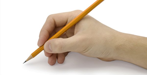 600x308 How To Hold Your Pencil When You Draw - Handwriting Drawing