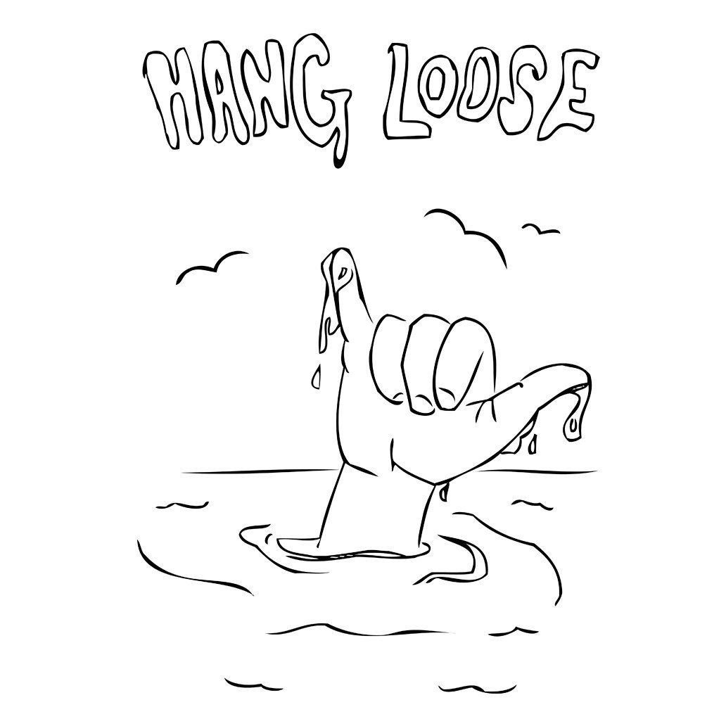 1032x1032 hang loose hoody pure apparel and surf - Hang Loose Drawing