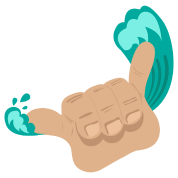 178x178 shaka drawing hang loose transparent png clipart free download - Hang Loose Drawing