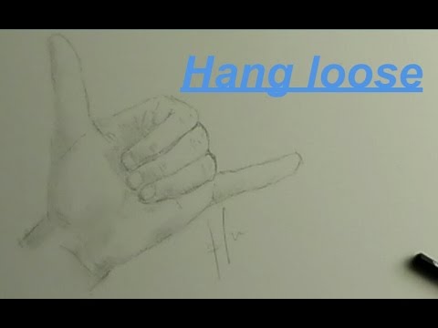 480x360 Drawing - Hang Loose Drawing