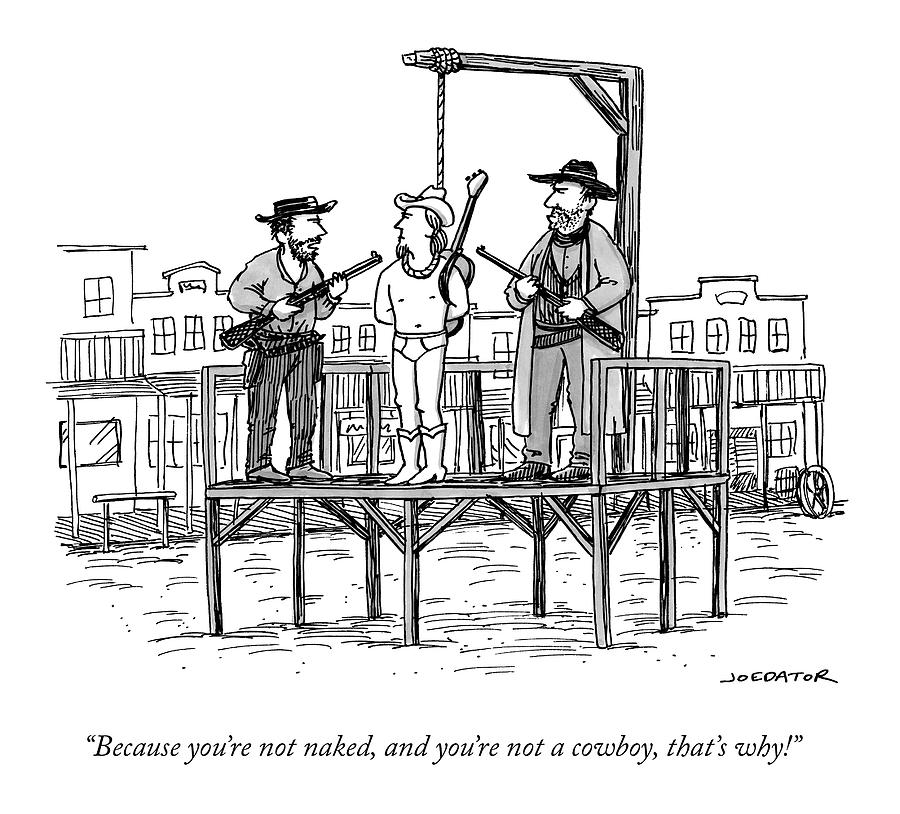 900x814 a wild west sheriff and deputy are about to hang - Hanging Drawings