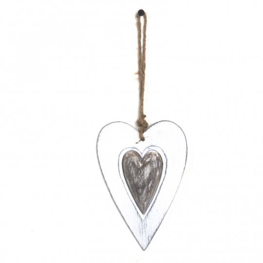 540x540 The Holiday Aisle Wooden Hanging Rope Heart Shaped Ornament Wayfair - Hanging Rope Drawing