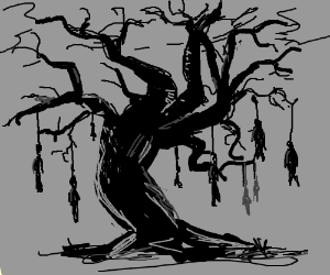 300x250 Hanging Tree Drawing - Hanging Tree Drawing