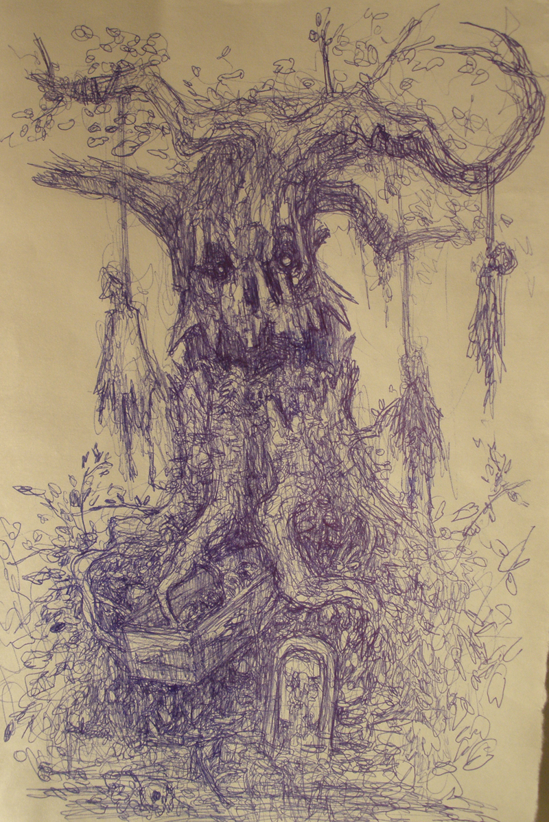 800x1197 The Hanging Tree - Hanging Tree Drawing