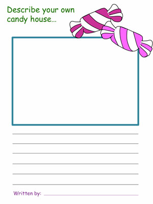 300x400 hansel and gretel draw and write activities - Hansel And Gretel Drawing