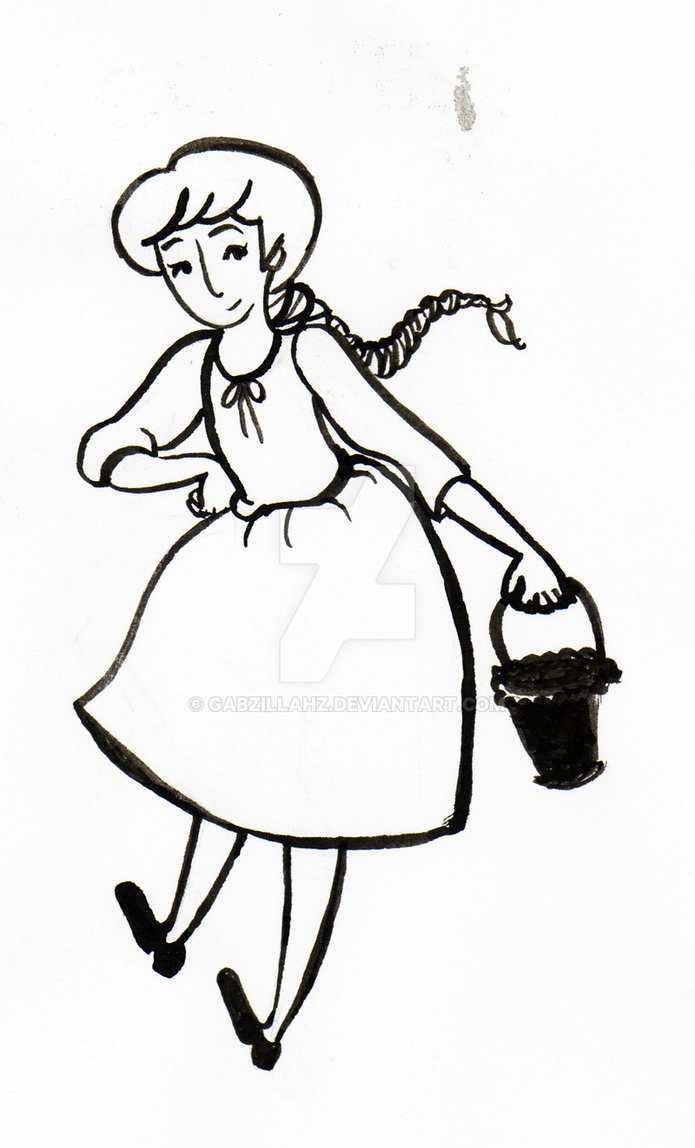 695x1148 draw everyday - Hansel And Gretel Drawing