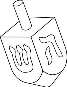 230x300 Drawings Of Dreidels - Hanukkah Drawings