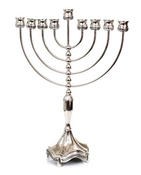 484x600 buy large silver plated branch hanukkah menorah israel - Hanukkah Menorah Drawing
