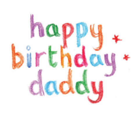 450x408 happy birthday daddy colorful drawing graphic - Happy Birthday Dad Drawings