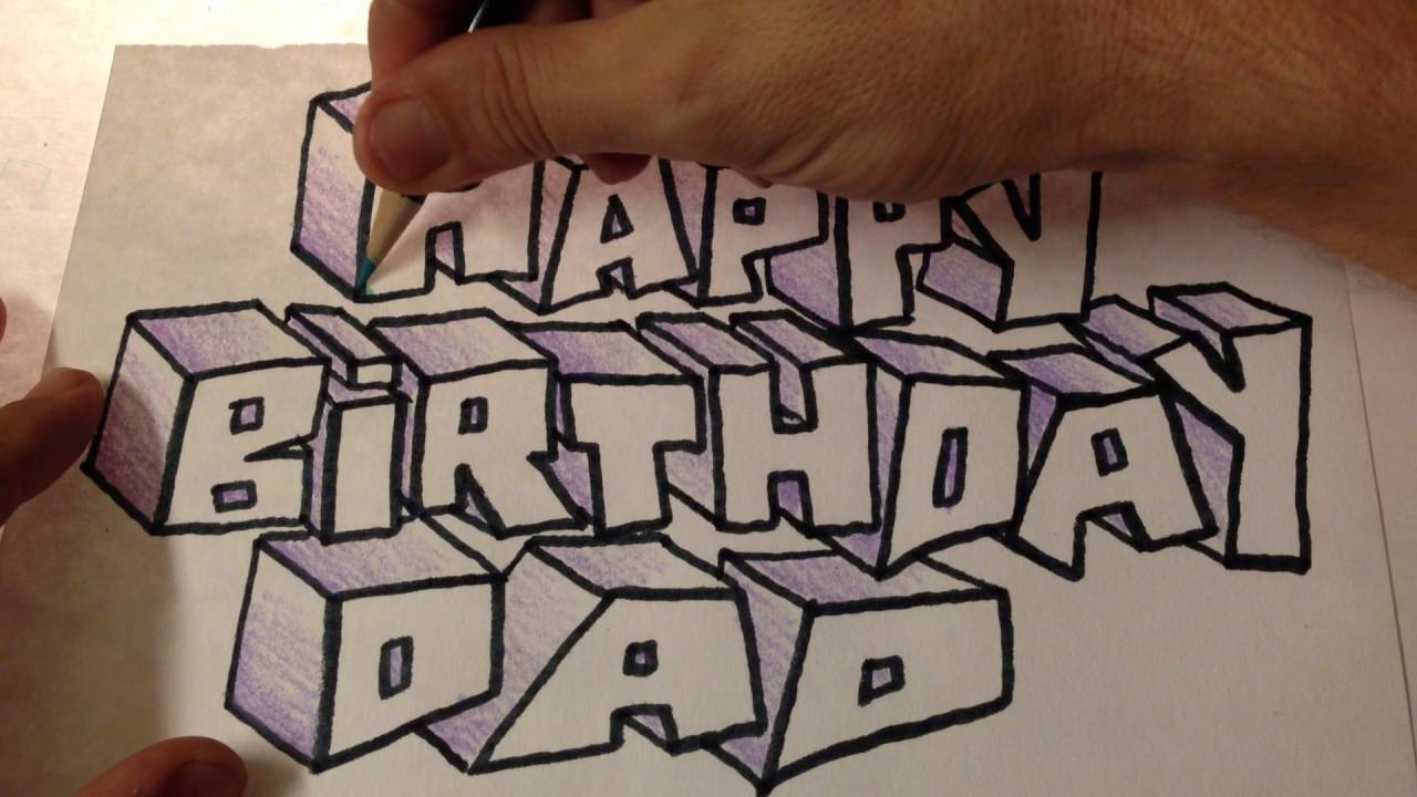 Happy Birthday Dad Drawings at Explore collection
