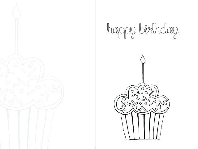640x480 Happy Birthday Cards To Print Pre Printed Invitations Drawing - Happy Birthday Drawing Designs