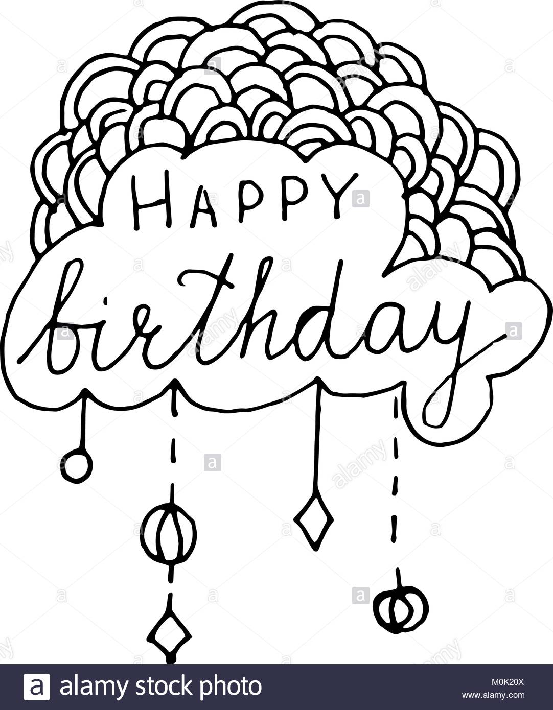 1082x1390 Collection Of 'happy Birthday Drawing Text' Download More Than - Happy Birthday Drawing Designs