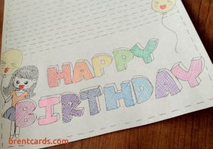 300x210 Happy Birthday Card Drawing At Getdrawings Free For Personal - Happy Birthday Drawing Ideas