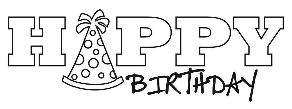1024x384 Happy Birthday Drawing - Happy Birthday Drawing Text