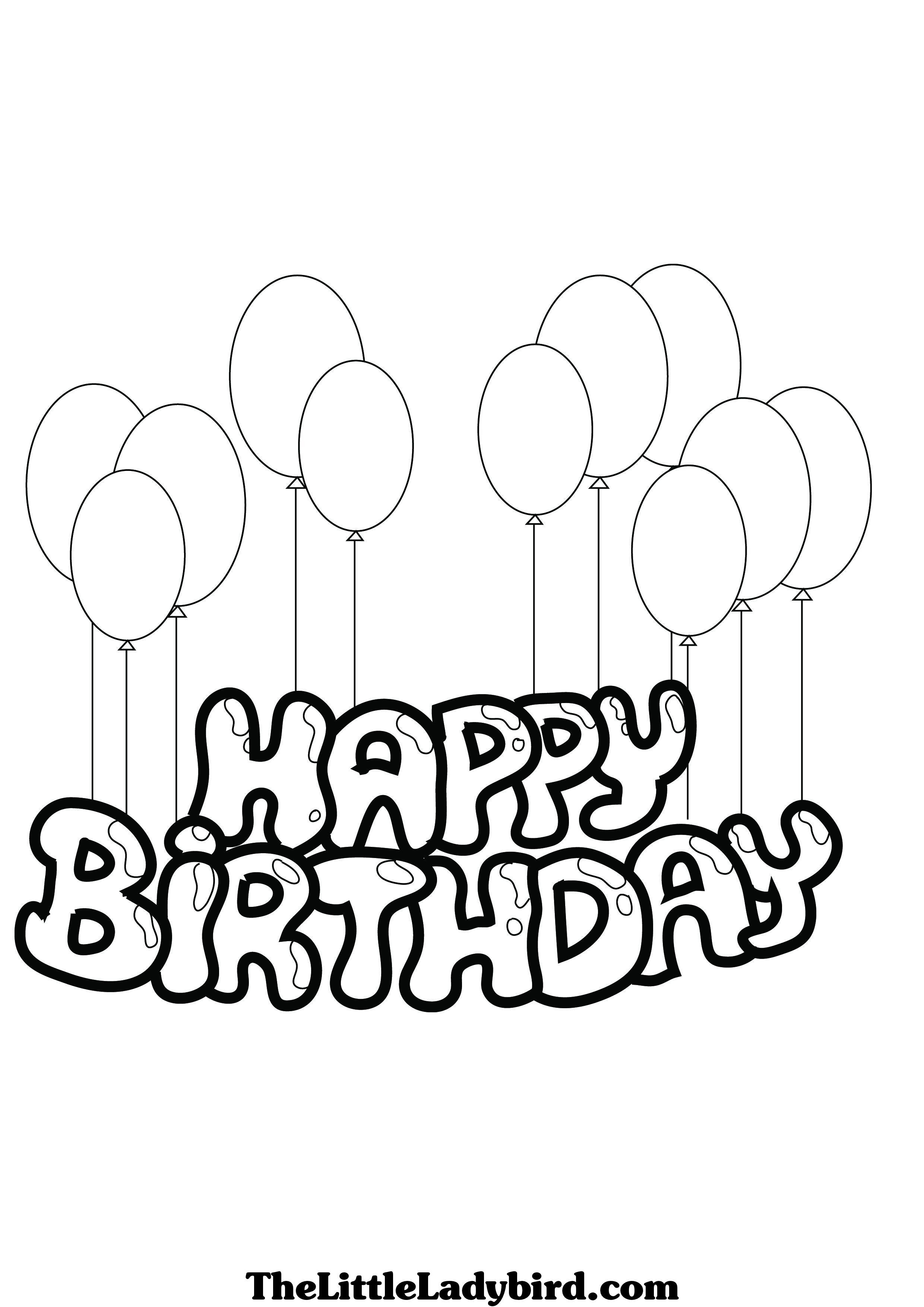 2480x3508 Happy Birthday Drawing - Happy Birthday Line Drawing