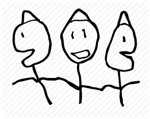 512x406 birthday, hand drawing, happy birthday, party, party hat, stick - Happy Birthday Line Drawing