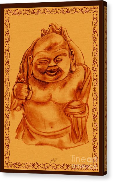 388x622 Happy Buddha Drawing - Happy Buddha Drawing
