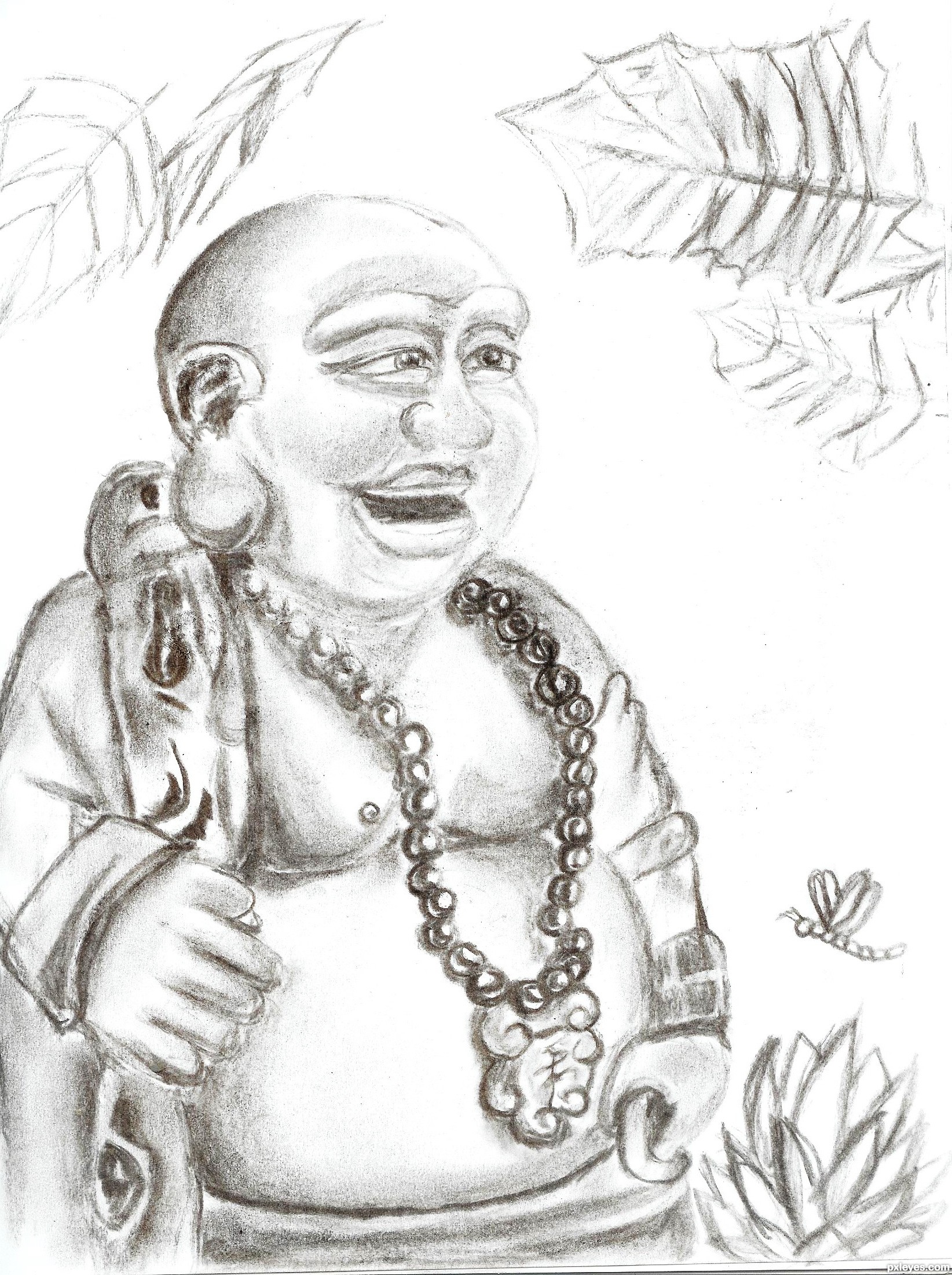 Happy Buddha Drawing at Explore collection of