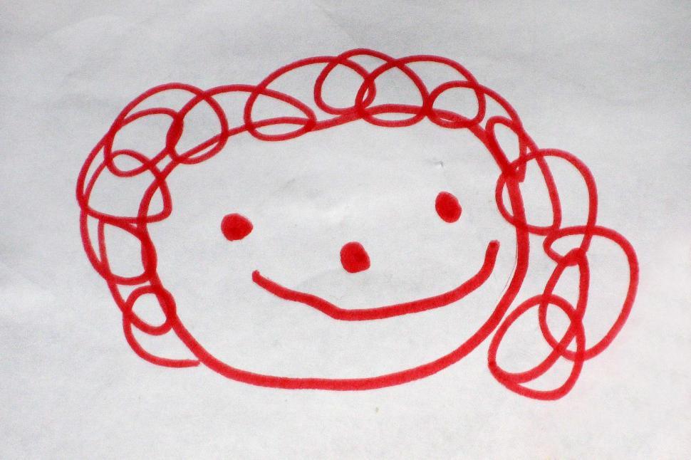 970x646 Get Free Stock Photos Of Child's Drawing Of Happy Face Online - Happy Child Drawing