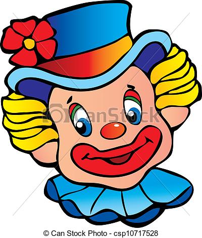 400x470 clown happy clown vector art illustration on a white background - Happy Clown Drawing