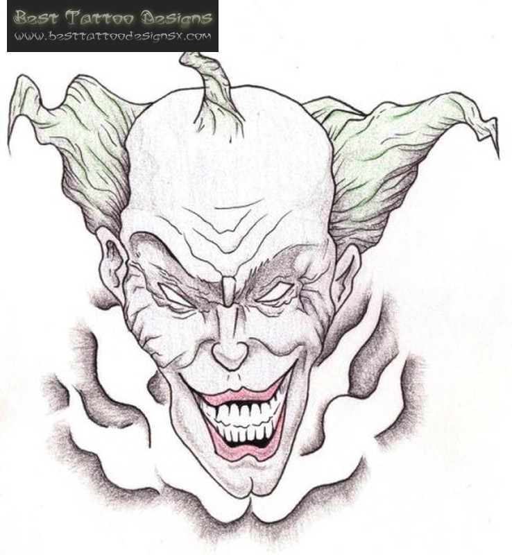 738x800 Happy Clown Tattoo Drawing Tattoo Ideas - Happy Clown Drawing
